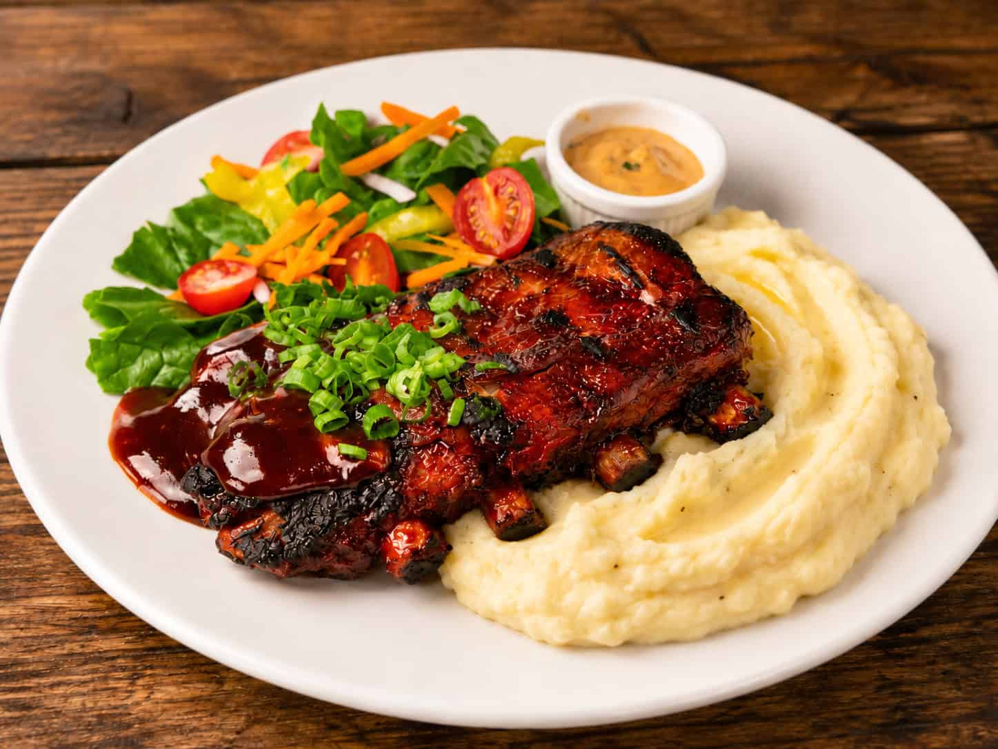 Plato de Costilla Rib BBQ
